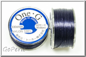 TOHO OneG Beading-Thread F�delgarn, navy, 1 Spule