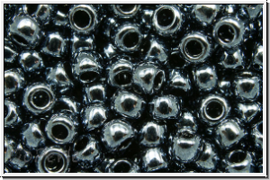 R-08-0081, TOHO Rocailles, 08/0, hematite, met., 10g