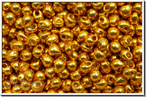 DPS-4202, Miyuki Duracoat Tropfen 2,8 mm, galv. gold, 5 g