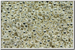 RR-15-0961, MIYUKI Rocailles, 15/0, silver plated, met., 1g (Kleinere Menge!)