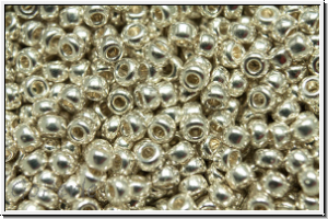 RR-11-1051, MIYUKI Rocailles, 11/0, silver, galv., met., 10g