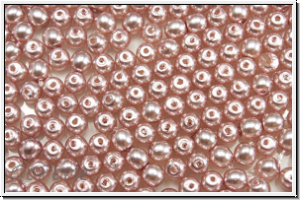 b�hm. Glaswachsperlen, 3mm, light violet, shiny, 50 Stk.