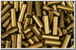 MBU-2-2006, MIYUKI Bugles, Nr. 2 (6mm), bronze, dk., met., matte, 10 g
