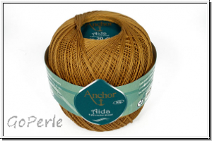 H�kelgarn "ANCHOR", St�rke 20, Farbe 00363, goldsand, 50g