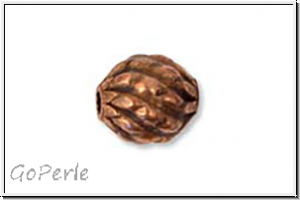 Spacer "Pineapple" VINTAJ, 7,5x7mm, antikkupferfb., Messing, 1 Stk.