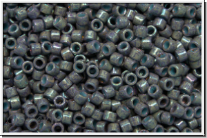 DB0132, MIYUKI Delica, 11/0, grey, dk., op., luster, 5g