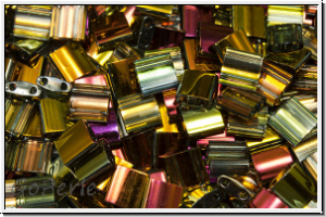 TL-4551, MIYUKI Tila Beads, crystal, trans., half marea, 60 Stk.