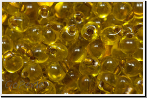 DPF-43, MIYUKI Tropfen, 3,4mm, yellow, trans., spkl. met. gold-ld., 10g