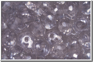 b�hm. Schliffperle, Donut, 4x6mm, violet, trans., luster, 20 Stk.