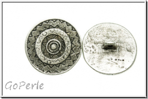 Knopf "Vikings", 22mm, antiksilberfb., Metall, 1 Stk.