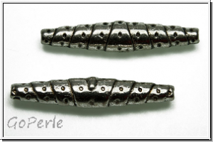 Spacer "ungebogenes Chroissant", 25x5mm, antiksilberfb., Tibetsilber, 1 Stk.
