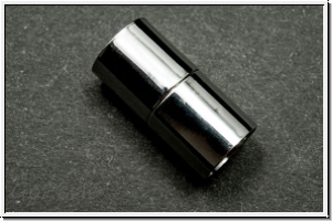 Magnetverschluss, S�ule, 18x9mm, antiksilberfb., Edelstahl, 1 Stk.