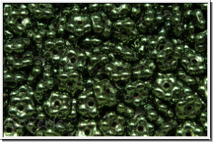 Bl�ten "Forget-Me-Not", 5,5x2mm, green, met., 50 Stk.