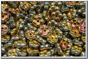 Bl�ten "Forget-Me-Not", 5,5x2mm, crystal, trans., full marea, 50 Stk.