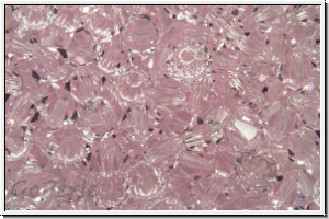 B�hm. Kristallschliffperle, Bicone, 4mm, rosaline, trans., 50 Stk.