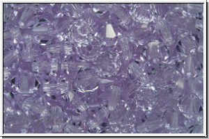B�hm. Kristallschliffperle, Bicone, 4mm, violet, trans., 50 Stk.