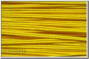 Soutache, 3 mm, yellow, gl�nzend, 100 % Viskose, Preis/m
