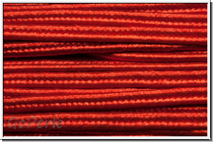 Soutache, 3 mm, red, orange, gl�nzend, 100 % Viskose, Preis/m