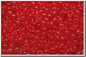 RR-11-0140sf, MIYUKI Rocailles, 11/0, red orange, trans., semi matte, 10g