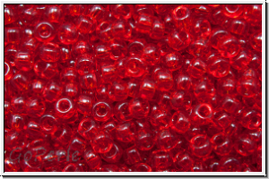 RR-11-0141, MIYUKI Rocailles, 11/0, ruby, trans., 10g