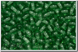 b�hm. Glasperle, rund, 4mm, turmaline, trans., 50 Stk.
