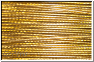 Schmuckdraht, 0,45 mm, 7 Str�nge, nylonumm., goldfb., GRIFFIN, Preis/m