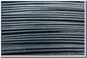 Schmuckdraht, 0,45 mm, 7 Str�nge, nylonumm., grey, GRIFFIN, Preis/m