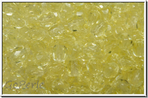 B�hm. Glasschliffperle, feuerpol., 4mm, jonquil, lt., trans., 50 Stk.