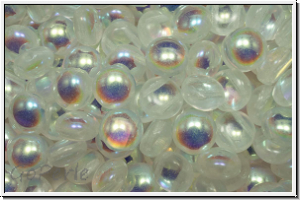 Candy-Beads�, 8mm, crystal, trans., AB, 25 Stk.