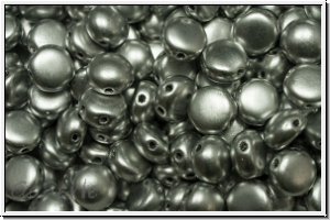 Candy-Beads�, 8mm, silver, met., satin, 25 Stk.