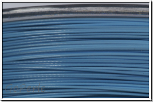 Schmuckdraht, 0,45 mm, 7 Str�nge, nylonumm., hellblau, Preis/m