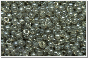 RR-11-0368, MIYUKI Rocailles, 11/0, silver grey, trans., luster, 10g
