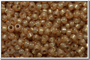 RR-11-4243, MIYUKI Rocailles, 11/0, topaz gold (dyed), trans., silver-ld., duracoat, 10g