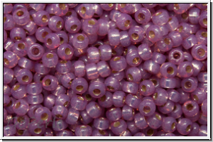 RR-11-4246, MIYUKI Rocailles, 11/0, lilac (dyed), trans., silver-ld., duracoat, 10g