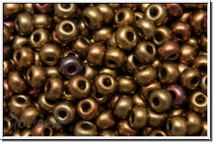 b�hm. Rocailles, 08/0, bronze-Mix, met., satin, 10g