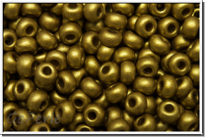 b�hm. Rocailles, 08/0, brass, met., satin, 10g