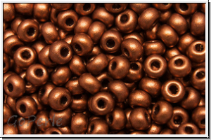 b�hm. Rocailles, 08/0, copper, dk., met., satin, 10g