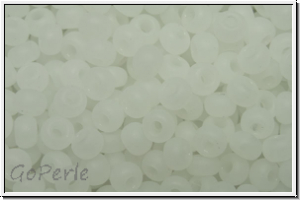b�hm. Rocailles, 08/0, white, alabaster, matte, 10g