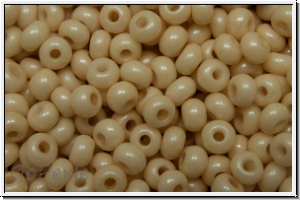 b�hm. Rocailles, 08/0, white, op., champange luster, 10g