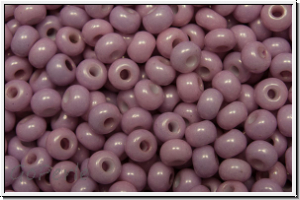 b�hm. Rocailles, 08/0, white, op., rose marbled, 10g