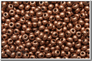 b�hm. Rocailles, 11/0, copper, med., met., satin, 10g