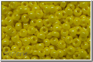 RR-11-0422, MIYUKI Rocailles, 11/0, yellow, op., luster, 10g
