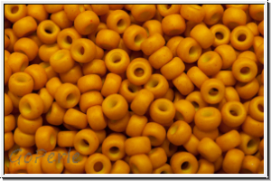 RR-11-2041, MIYUKI Rocailles, 11/0, pumpkin, pale (dyed), op., matte, 10g