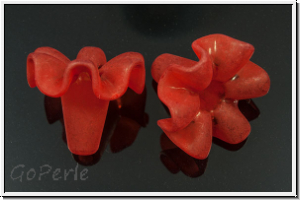 Acrylbl�te "Burgmansia", 18x20mm, red, 1 Stk.