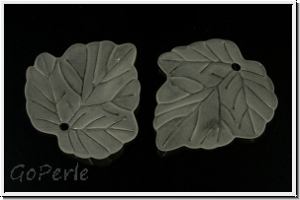 Acrylblatt "Paulownia", 24x24mm, white, 5 Stk.