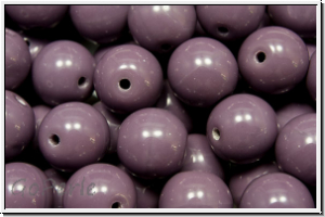 b�hm. Glasperle, rund, 8mm, lavender, op., 10 Stk.