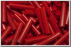 TBU-3-0045, TOHO Bugle 3", 9mm, red, pepper, op., 10g