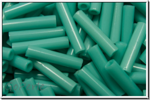 TBU-3-0055, TOHO Bugle 3", 9mm, turquoise, op., 10g