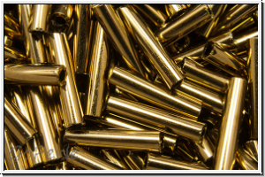 TBU-3-0221, TOHO Bugle 3", 9mm, bronze, met., 10g