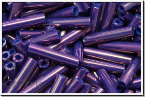 TBU-3-0461, TOHO Bugle 3", 9mm, grape, higher met., 10g